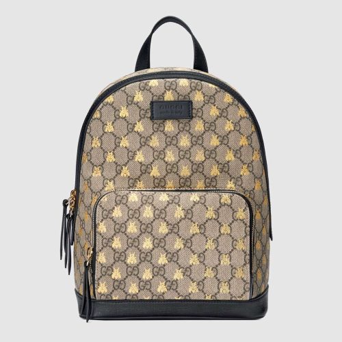 GUCCI GG Supreme bees backpack