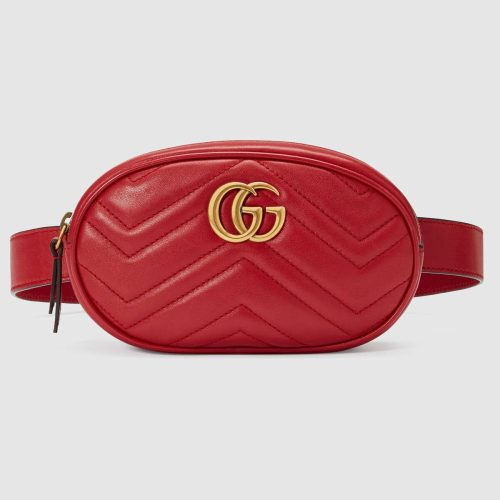 GUCCI GG Marmont matelassé leather belt bag