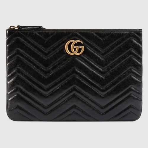 GUCCI GG Marmont leather pouch